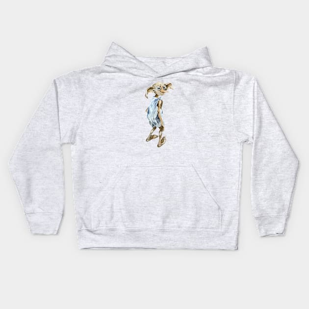 Dirty elf Kids Hoodie by Simple Wishes Art